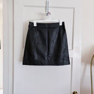 J. Crew Black Mini Skirt